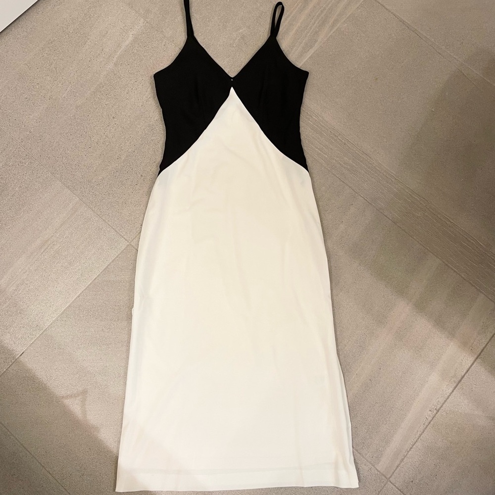 Anthropologie Hutch Colorblock Slip Midi Dress